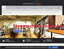 Tablet Screenshot of led-project.eu